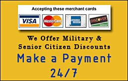Make a Payment 24/7 Visa Mastercard, American Express, Discover